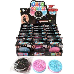 SQUISHY OREO 10negro 5rosa 288u｜奥利奥软胶玩具（10个黑色，5个粉色）（288件）