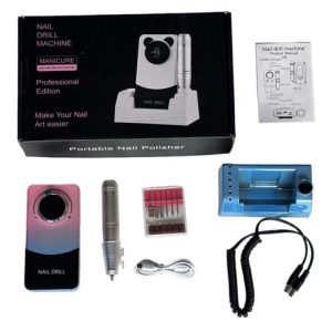 V9 TORNO PARA UÑA BICOLOR GRADIENTE RECARGABLE USB 20u｜V9 双色渐变美甲打磨机，USB 充电（20件）