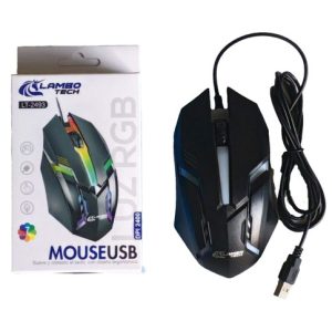 LT-2493 MOUSE GAMER RGB USB LAMBO TECH 200u｜Lambo Tech LT-2493 RGB USB游戏鼠标（200件）