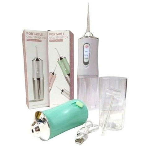 IRRIGADOR BUCAL PORTATIL RECARGABLE 60u｜可充电便携式冲牙器（60件）
