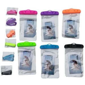FUNDA DE AGUA PROTECTORA IMPERMEABLE PARA CELULAR TRANSPARENTE 500u｜透明手机防水保护套（500件）