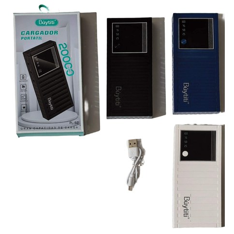 CARGADOR PORTATIL POWER BANK BUYTITI PL-92 20000mAh 100u｜BUYTITI PL-92 20000mAh 便携式移动电源（100件）