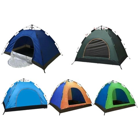 CARPA CAMPING AUTOARMABLE 220x220cm 3verde 2celeste 5azul 3bicolor 10u｜露营帐篷 自组装220x220厘米 3个绿色 2个浅蓝色 5个蓝色 3个双色（10件）