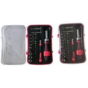 KIT DESTORNILLADOR KZ-C031 PUNTAS TUBOS x65pcs 24u｜KZ-C031螺丝刀套装（含套筒批头）x65件（24件）