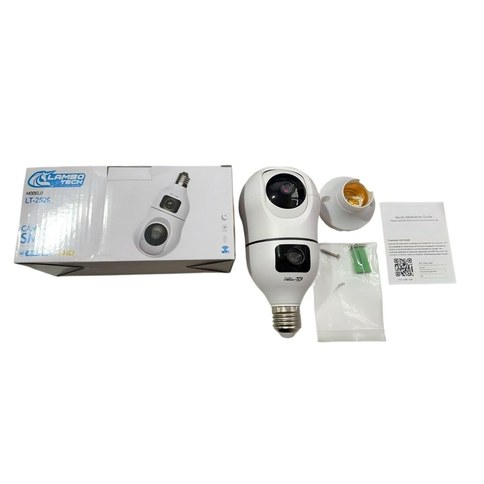 CAMARA DE SEGURIDAD FOCO LENTE DUAL LT-2529 LAMBO TECH 50u｜Lambo Tech LT-2529双镜头安防摄像头（50件）