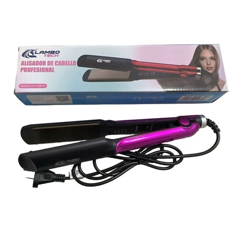 PLANCHA ALISADOR DE PELO LAMBO TECH LT-25P12 100u｜Lambo Tech LT-25P12 直发器（100件）