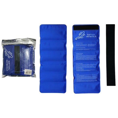 COMPRESA DE GEL FRIO CALOR SOFTGEL REUTILIZABLE 50u｜可重复使用的软胶囊冷热敷贴（50件）