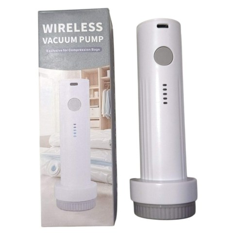 BOMBA DE VACIO ELECTRICA p/BOLSA VIAJE XD-011 160u｜旅行包用电动真空泵 XD-011（160件）