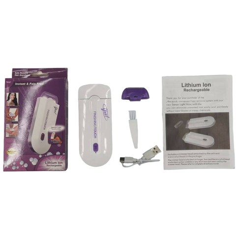 DEPILADORA FACIAL Y CORPORAL ELECTRICA LT-25D07 RECARGABLE DESARMADA 200u｜电动面部及身体脱毛器 LT-25D07 可充电拆卸式（200件）