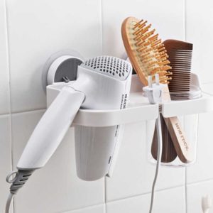 Soporte adhesivo multifuncional para secador de pelo｜多功能无痕吹风机架