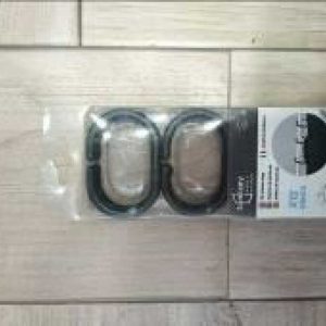 Ganchos de plástico para cortina de ducha, negro｜浴帘扣-黑色
