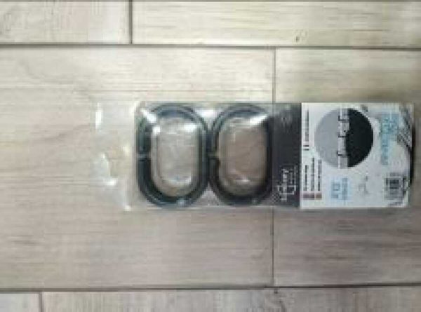 Ganchos de plástico para cortina de ducha, negro｜浴帘扣-黑色