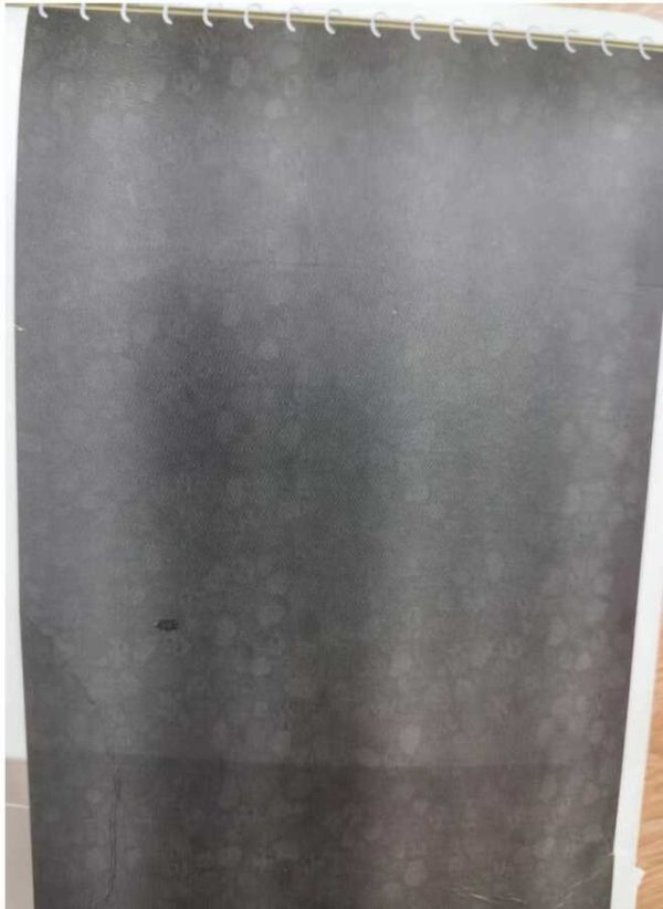 Cortina de ducha 3D con textura de piedra 180 x 180 cm, negro｜180x180 3D碎石纹浴帘-黑色