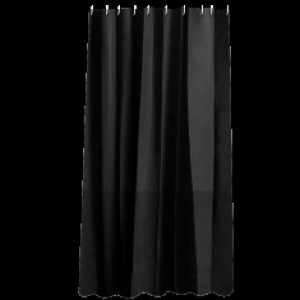 Cortina de ducha de EVA de color liso 180 x 180 cm, negro｜180x180EVA单色浴帘 -黑色