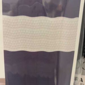 Cortina de ducha de paneles combinados 180 x 200 cm, azul intenso｜180x200 拼接浴帘-孔蓝