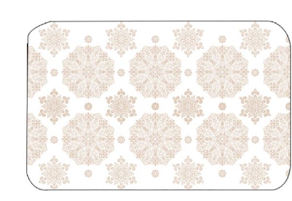 Alfombrilla de baño de imitación de cachemira 45 x 75 cm estampada｜45x75仿羊绒印花地垫