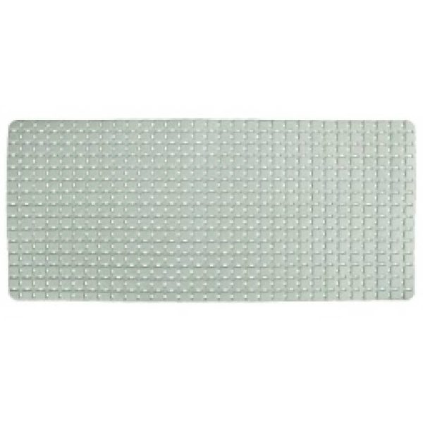 Alfombrilla de baño con diseño de cuadrícula 40 x 70 cm, verde claro｜40X70格子浴垫 -迪绿