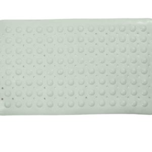a28-row-0058 Alfombrilla de baño con puntos 70 x 38 cm, verde claro|70X38圆点浴垫 -迪绿