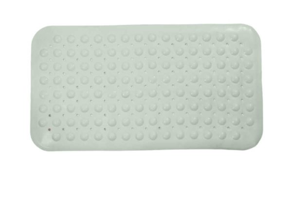Alfombrilla de baño con puntos 70 x 38 cm, verde claro｜70X38圆点浴垫 -迪绿