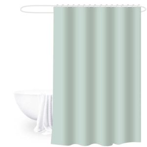 Cortina de ducha de EVA de color liso 180 x 180 cm, verde claro｜180x180EVA单色浴帘 -迪绿