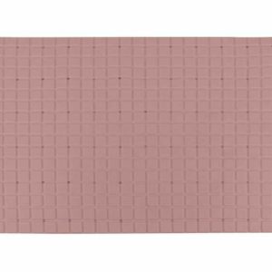 a28-row-0078 Alfombrilla de baño con diseño de cuadrícula 40 x 70 cm, rosa|40X70格子浴垫 -粉色