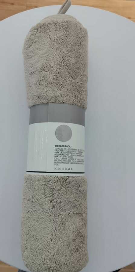 Alfombrilla de baño de imitación de cachemira 45 x 75 cm, color liso, beige｜45X75仿羊绒单色地垫-米色