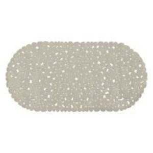 a28-row-0091 Alfombrilla de baño de color liso 68 x 35 cm, beige|68X35单色浴垫-米色