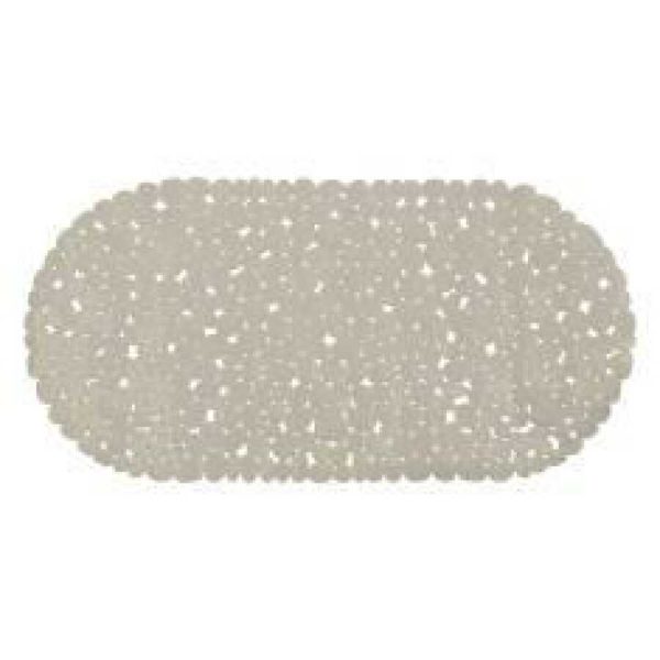 Alfombrilla de baño de color liso 68 x 35 cm, beige｜68X35单色浴垫-米色
