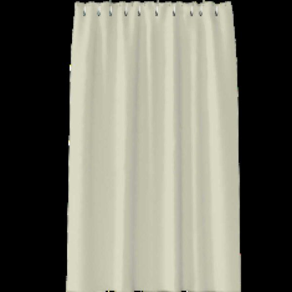 Cortina de ducha de EVA de color liso 180 x 180 cm, beige｜180x180EVA单色浴帘 -米色