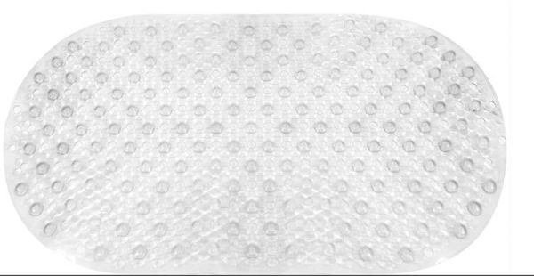 Alfombrilla de baño 68 x 38 cm, transparente｜68×38 浴垫－透明