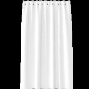 Cortina de ducha de EVA de color liso 180 x 180 cm, blanco｜180x180EVA单色浴帘 -白色