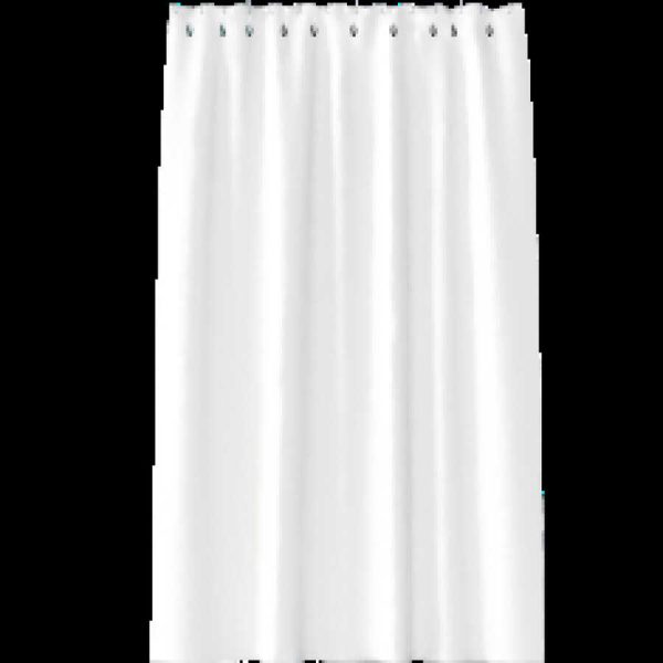 Cortina de ducha de EVA de color liso 180 x 180 cm, blanco｜180x180EVA单色浴帘 -白色